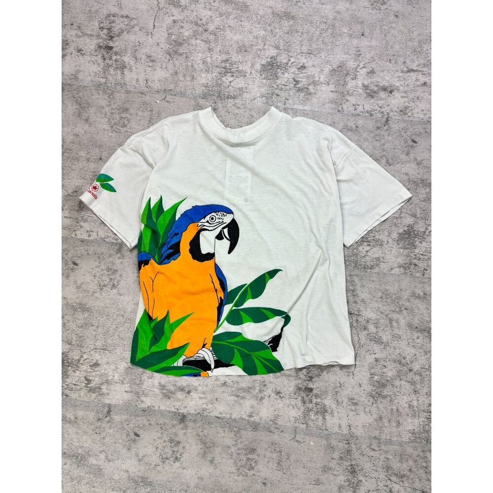 Vintage 80’s Parrot Graphic Art Single Stitch T